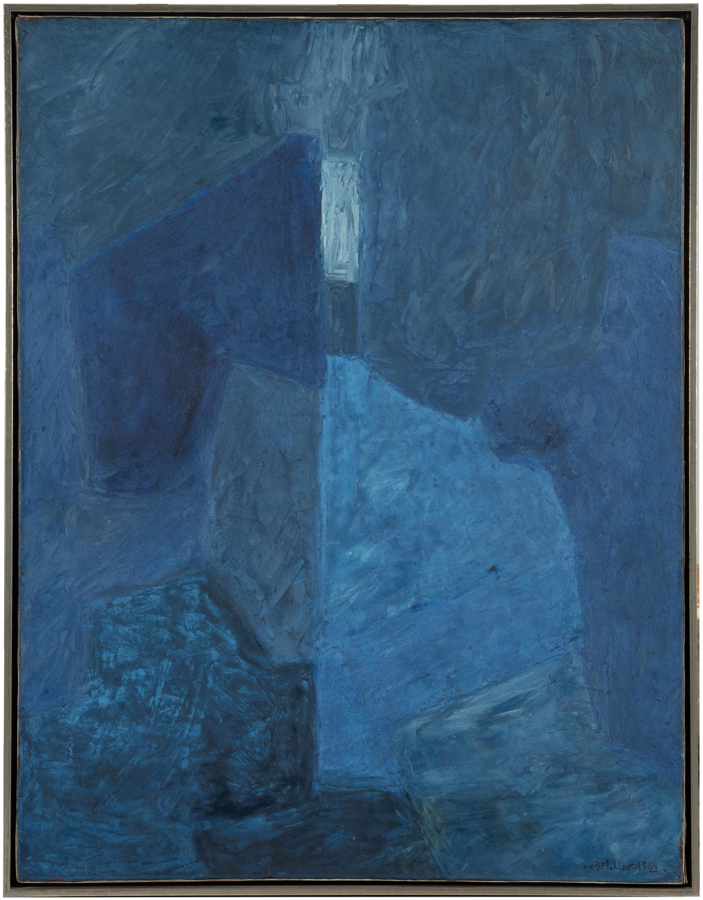 Composition abstraite by Serge Poliakoff sold for $292,700. Image courtesy of Sotheby's
