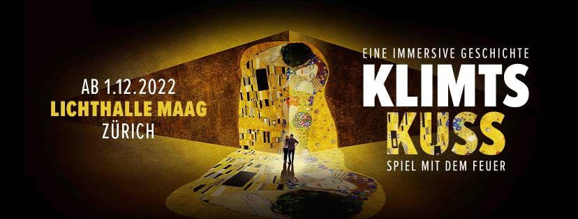 Klimt’s Küss Immersive Art At Lichthalle MAAG Zurich
