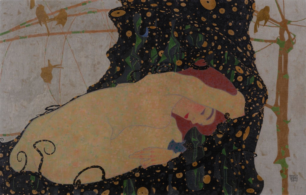 Danaë by Egon Schiele estimated at $16.06m (low) to $24.09m (high). Image courtesy of Sotheby's