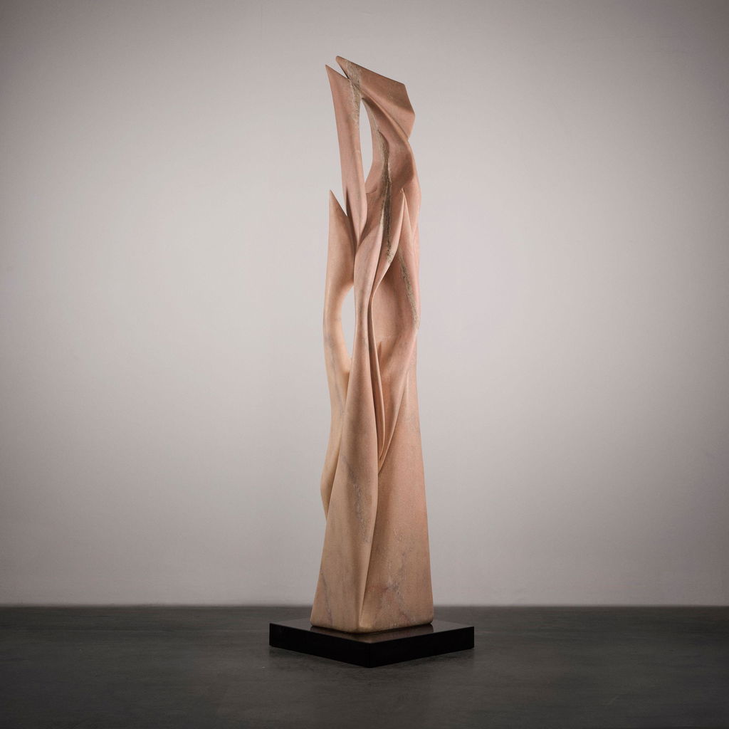 Pareja Estelar by Pablo Atchugarry estimated at $108,200 (low) to $162,300 (high). Image courtesy of Bonhams