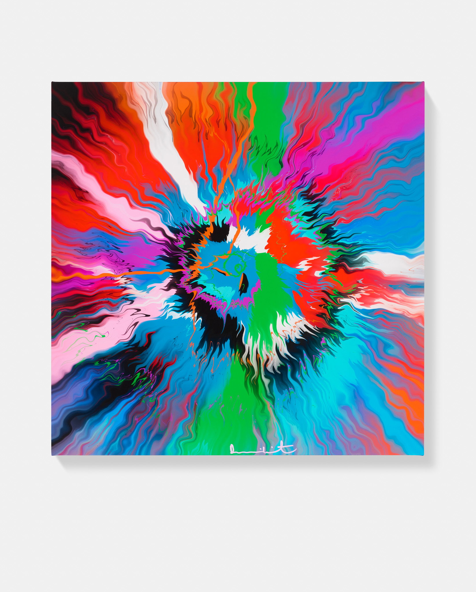 Beautiful, Ever Supreme Bursting River Painting image #1 main image