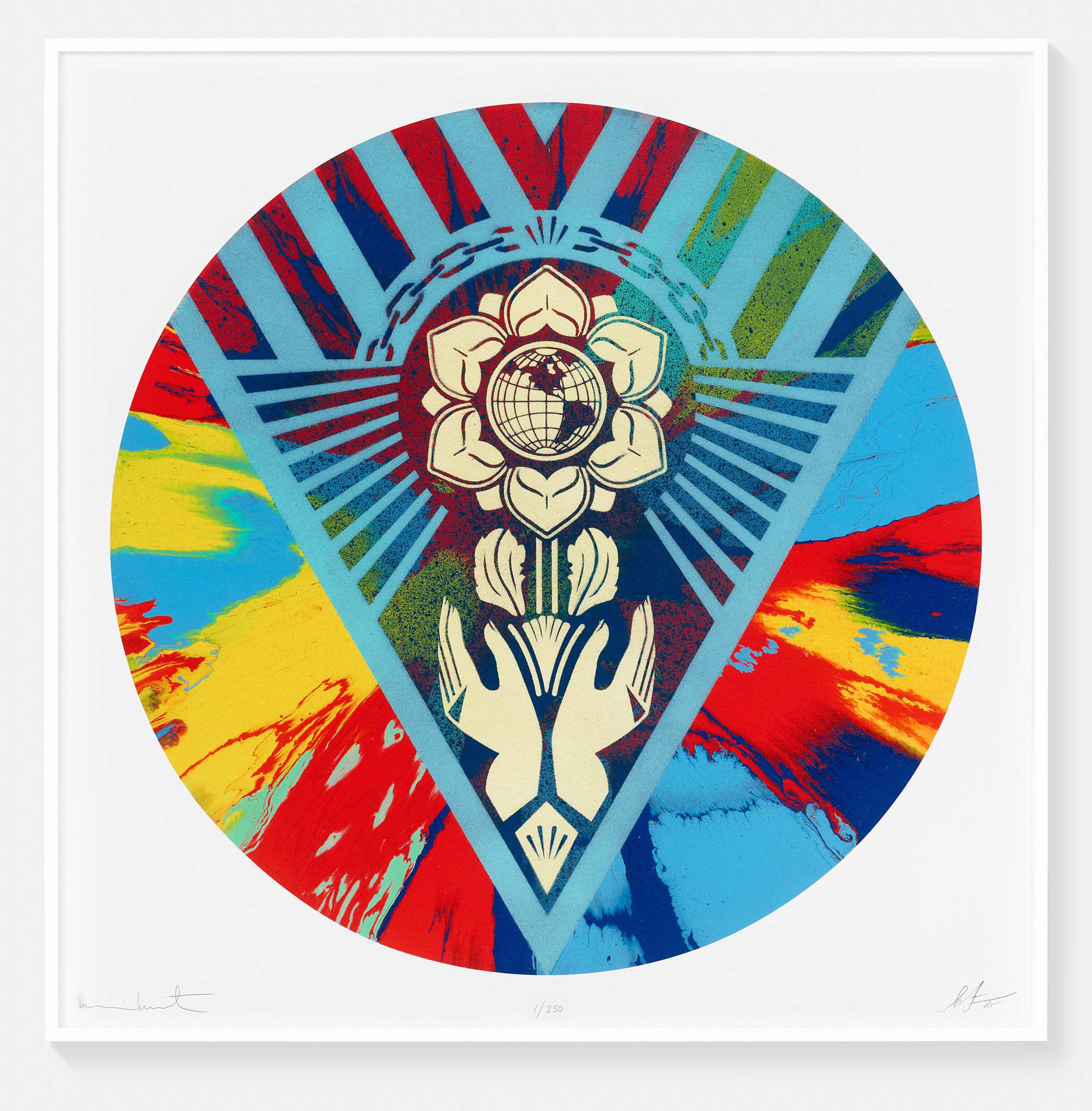 Beautiful Rotating Earth Justice Spin Painting image #1 main image