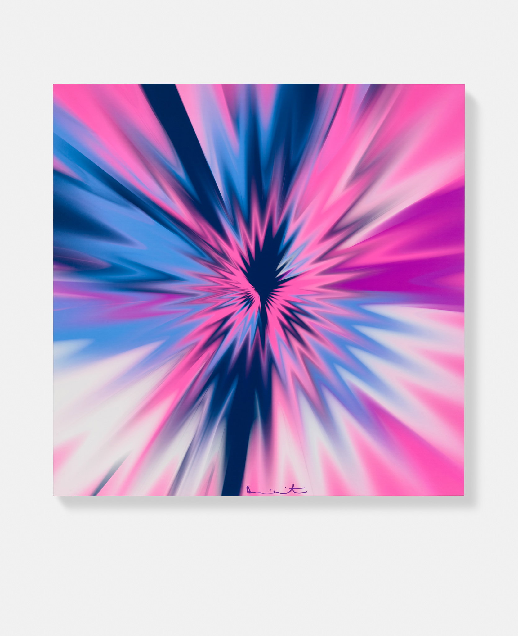 Beautiful, Perfectly Natural, Hearted Implosion Painting image #1 main image