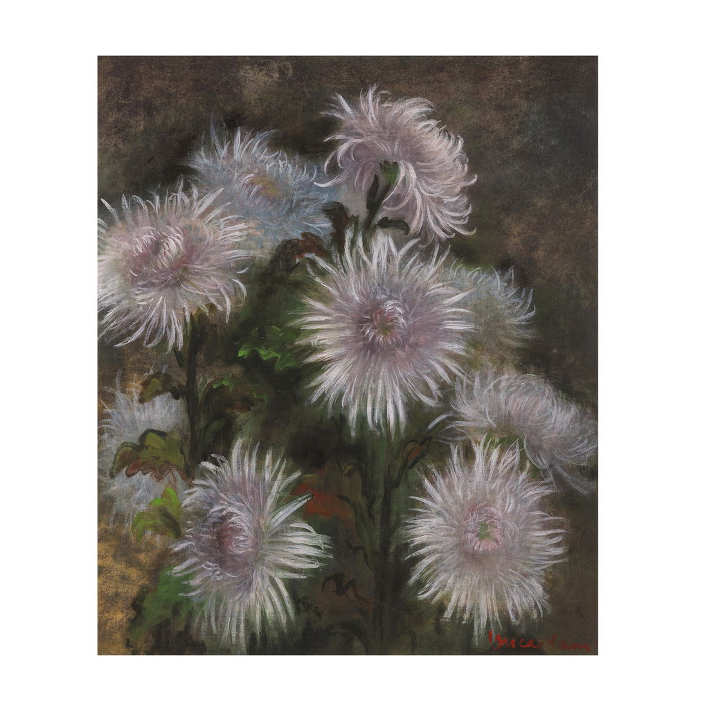 Les Chrysanthèmes by Vu Cao Dam sold for $120,300.
Image courtesy of Bonhams Cornette de Saint Cyr