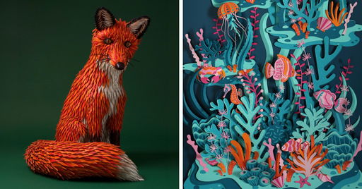 This Artist Duo Brings Paper To Life With Stunning Detail And Color (29 Pics)