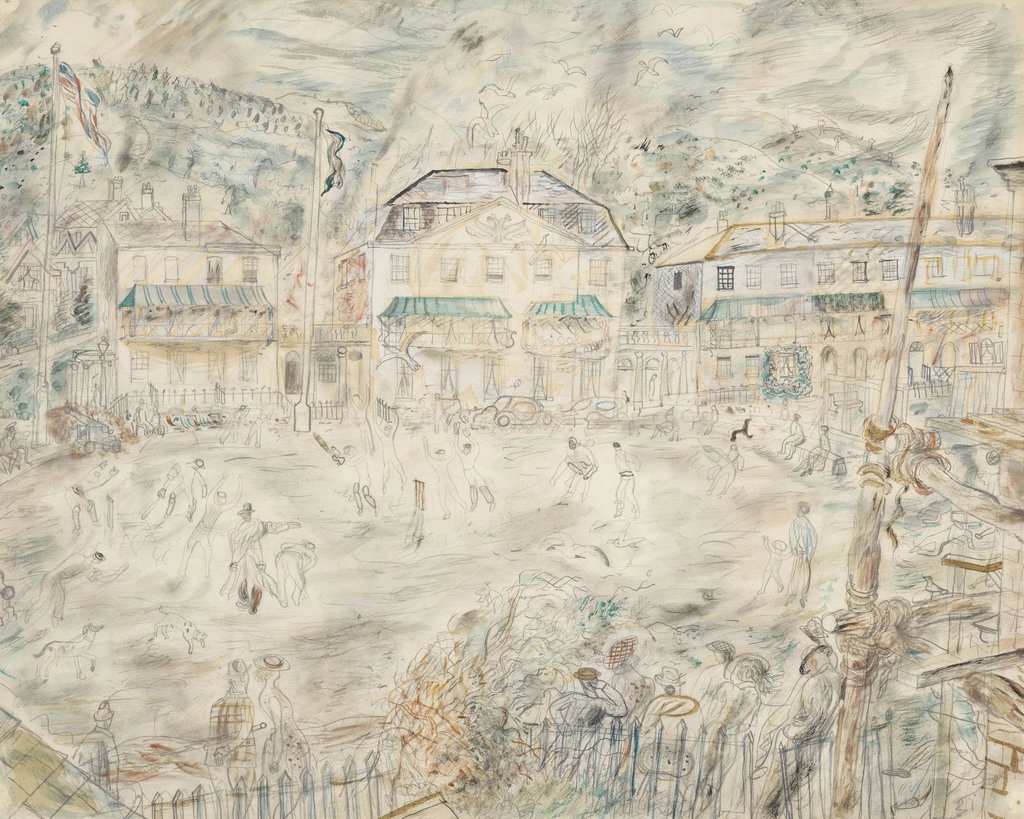 Cricket Match, Sidmouth. Image courtesy of Sotheby's