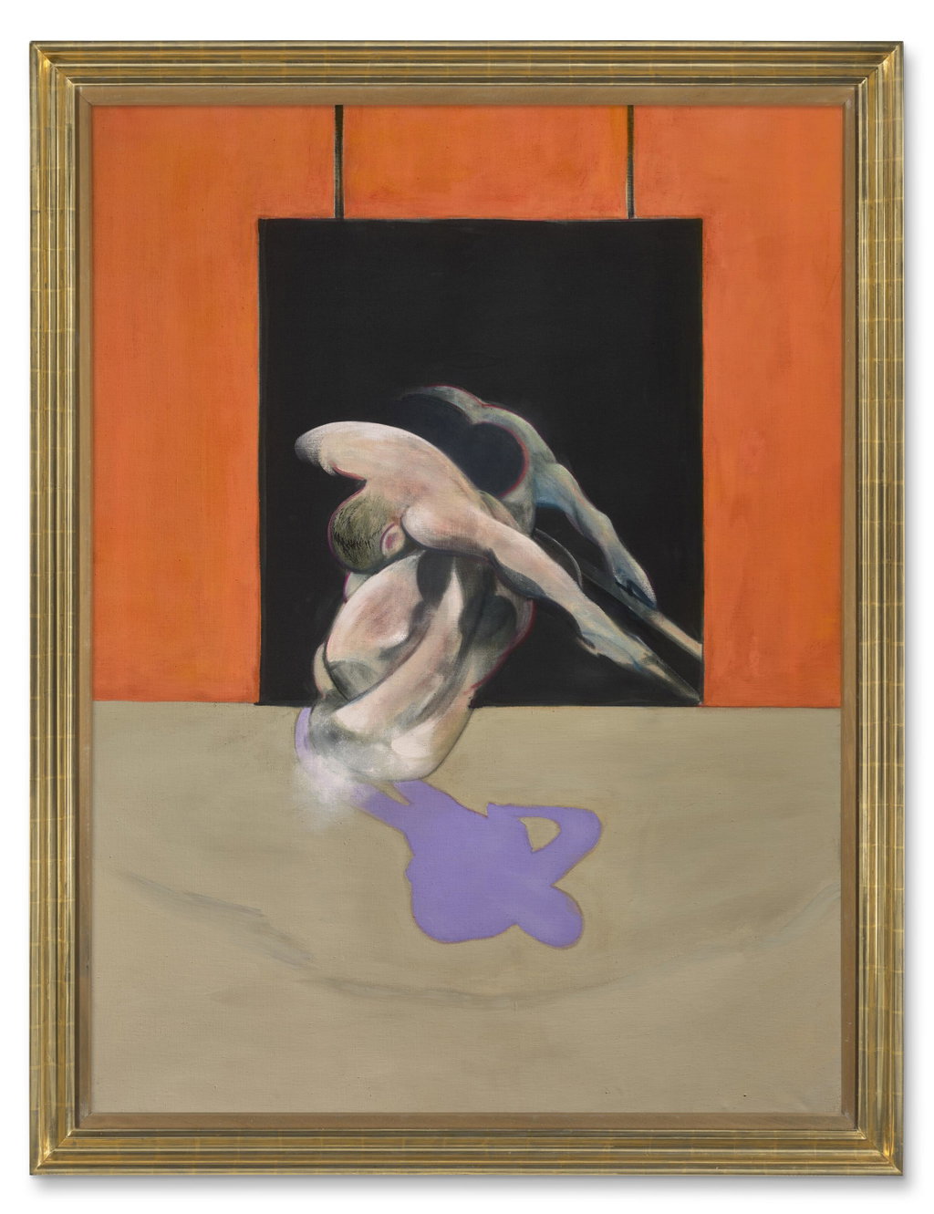 Figure in Movement by Francis Bacon estimated at $18.53m (low) to $23.82m (high). Image courtesy of Christie's