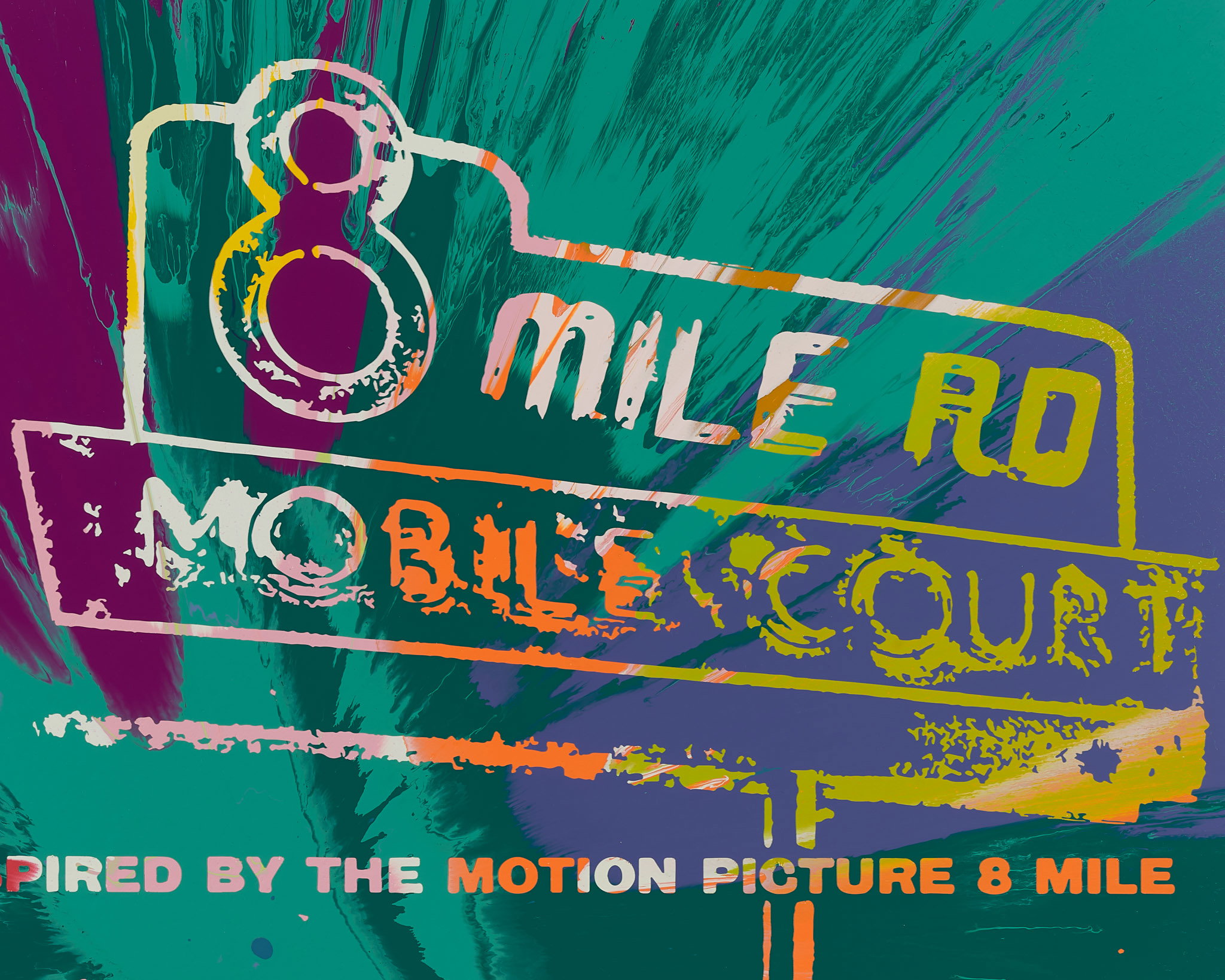 Beautiful, Eminem, 8 Mile Painting 3