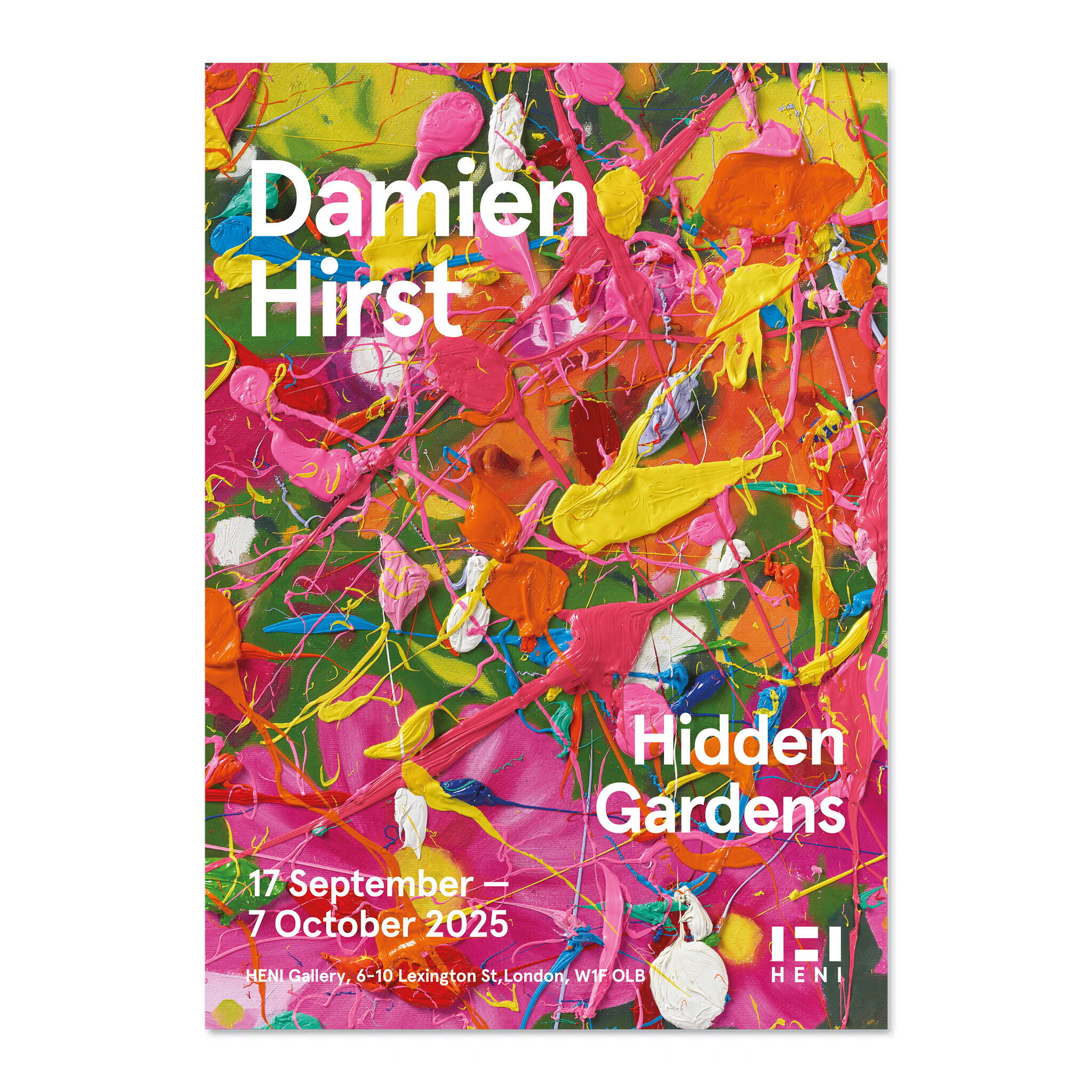 Damien Hirst　/　ヴィンテージ ポスター Damien Hirst - Serendipitous Hidden Gardens Poster | HENI Shop