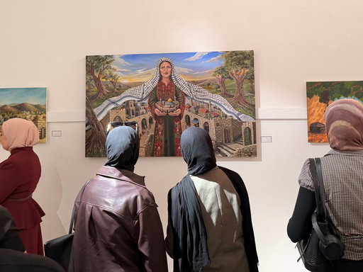 ‘Our works are next to each other’: Art bridges Gaza and West Bank