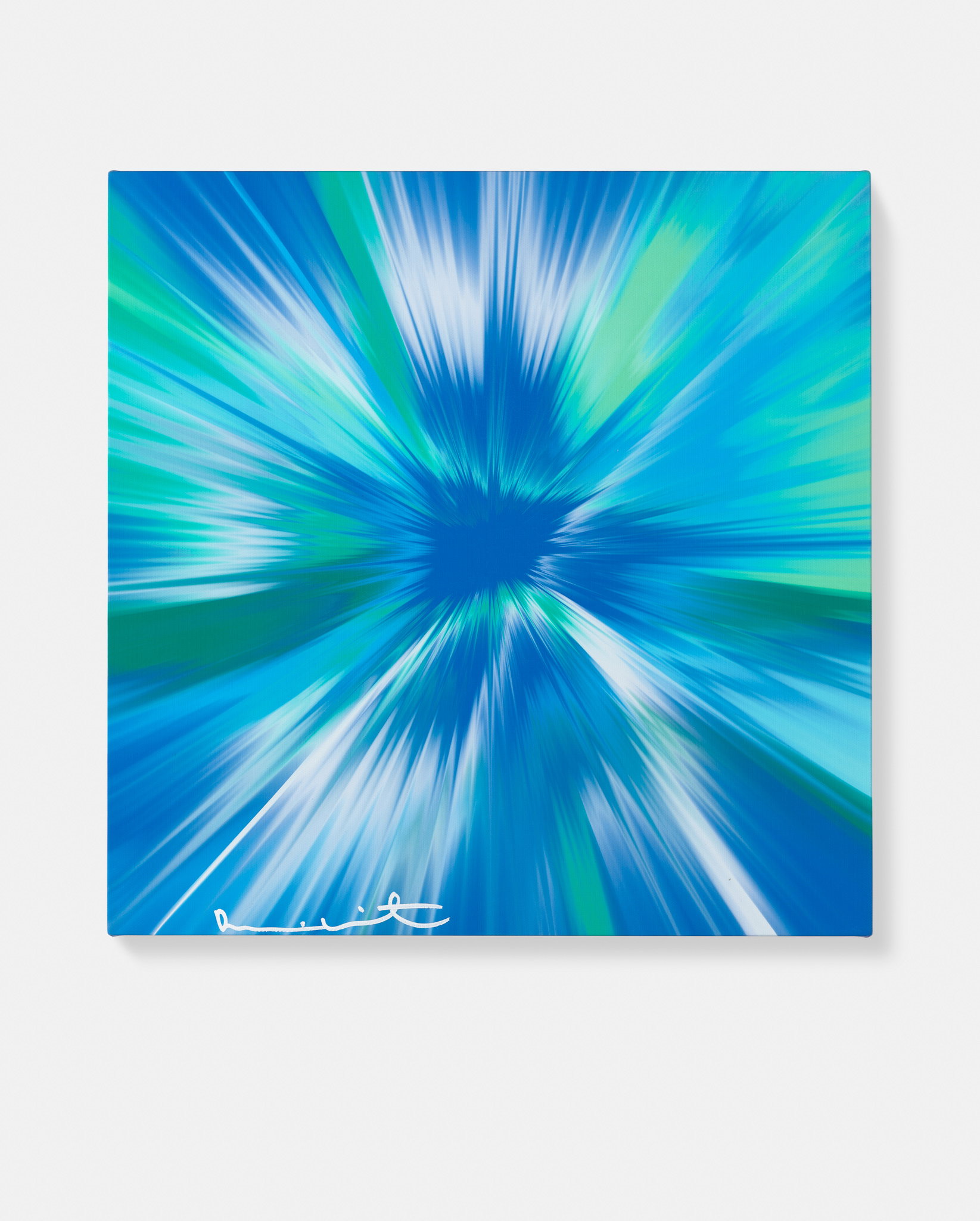 Beautiful, Exceedingly Calm, Though Ever Tempest, Strange But Friendly, Warmish And Warmup Vapor Painting image #1 main image