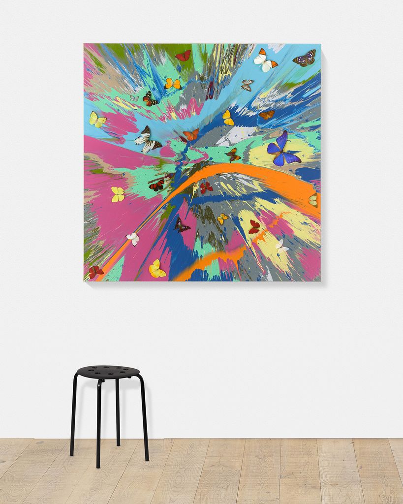 Beautiful Both Sublime and Shocking Painting (with Butterflies) scale image