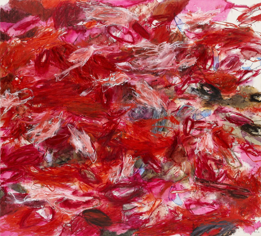 Layer As A Hiding Place (2013). Sold for $593,000 in 2014. Image courtesy of Sotheby's