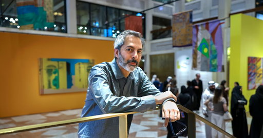 Shezad Dawood's mid-career survey treats Abu Dhabi Cultural Foundation building as a fellow artist