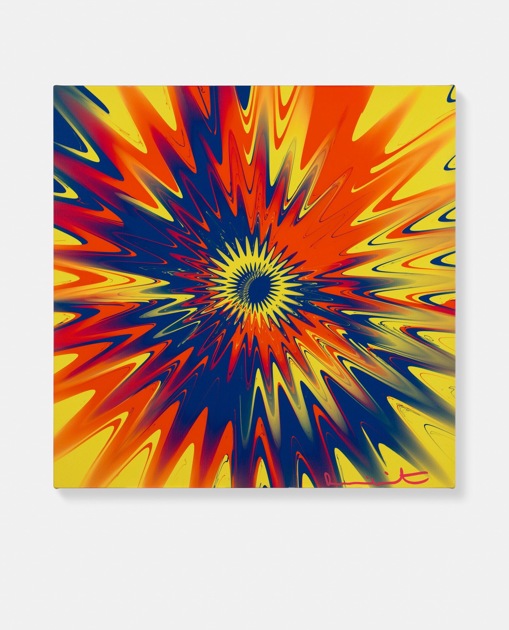Beautiful, Long Past To Business, Highly Significant, Most Stormy Implosion Painting image #1 main image