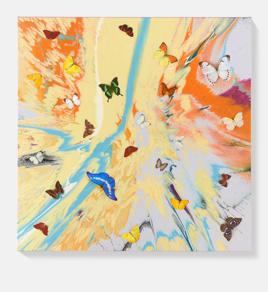 Beautiful Without Fear or Favour Painting (with Butterflies) 1 main image