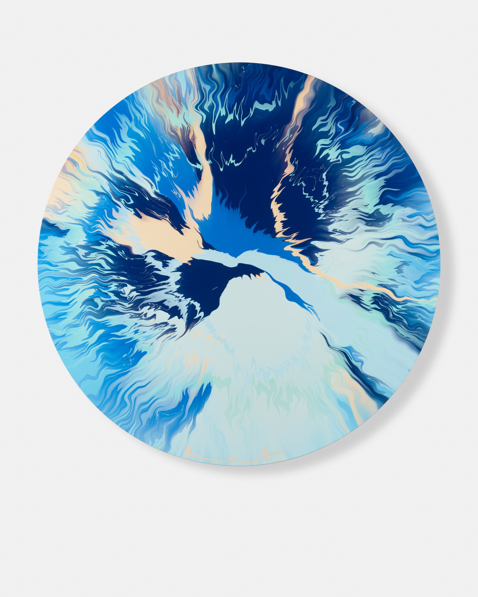 Beautiful, Distractively Picturesque, Almost Haughty Bursting River Painting image #1 main image