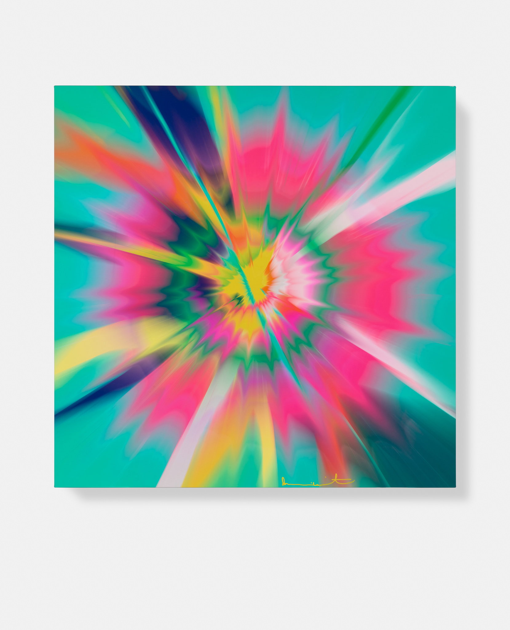 Beautiful, Once Clear, Enlivening Corkscrew Painting image #1 main image