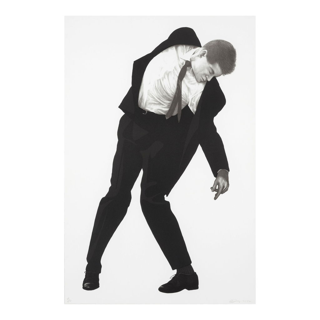 Max, from Men in Cities by Robert Longo sold for $28,200. Image courtesy of Bonhams