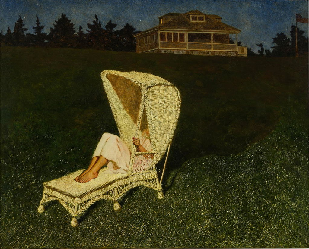Night Wind by James Brown Wyeth sold for $139,700.
Image courtesy of Sotheby's, Online