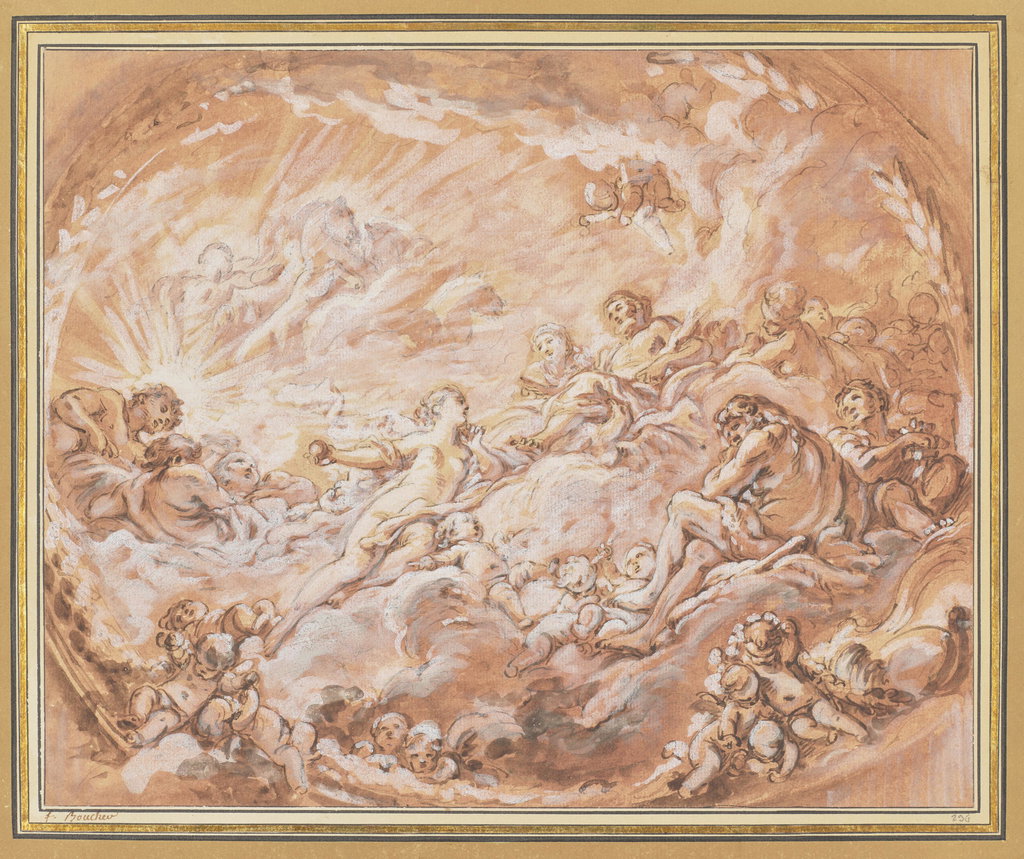 Venus Showing the Apple of Her Triumph to the Gods of Olympus by Francois Boucher sold for $147,200. Image courtesy of Christie's