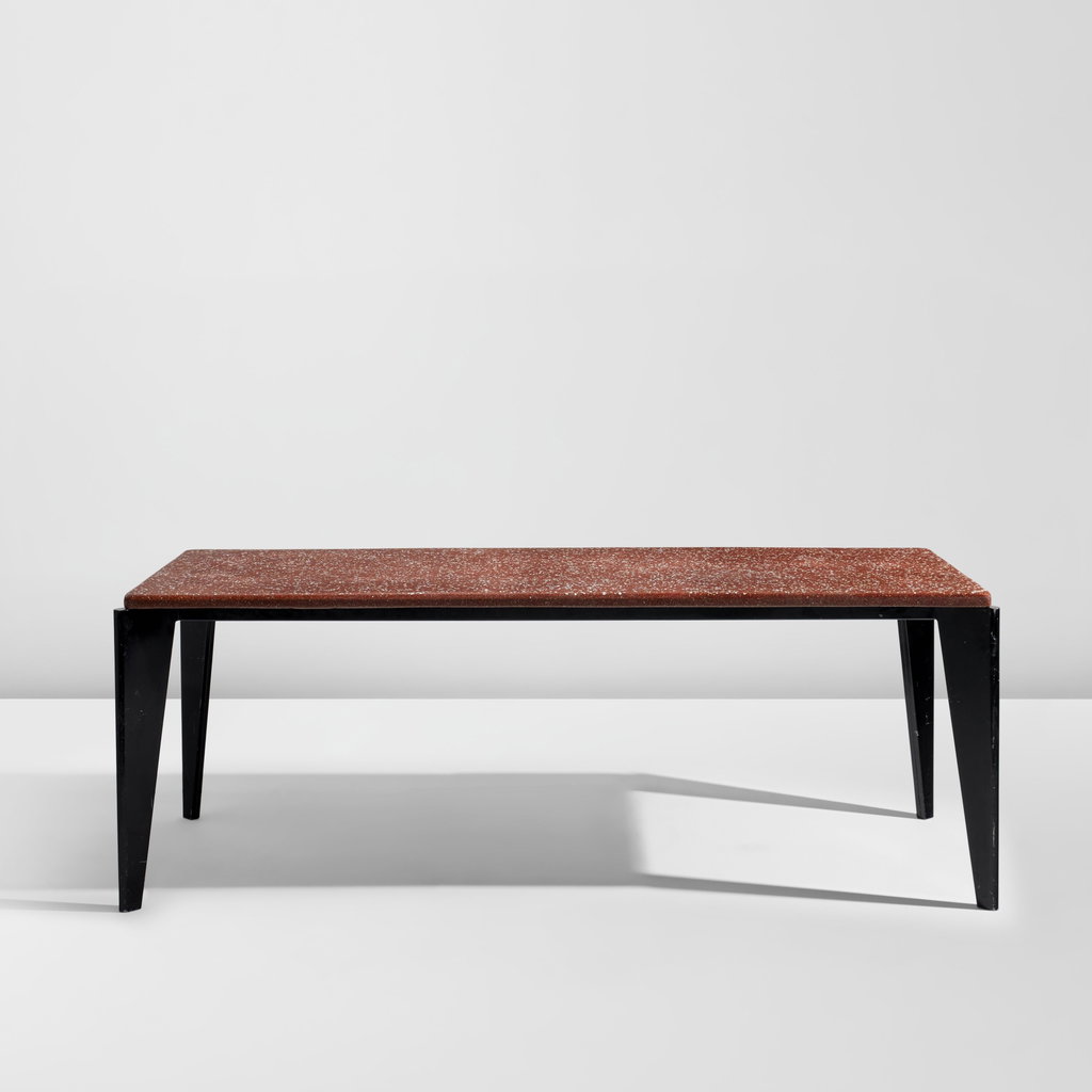"Flavigny" table by Jean Prouve sold for $193,500. Image courtesy of Phillips