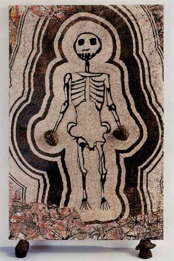 Them bones (1995). Sold for $31,400 in 1998. Image courtesy of Christie's