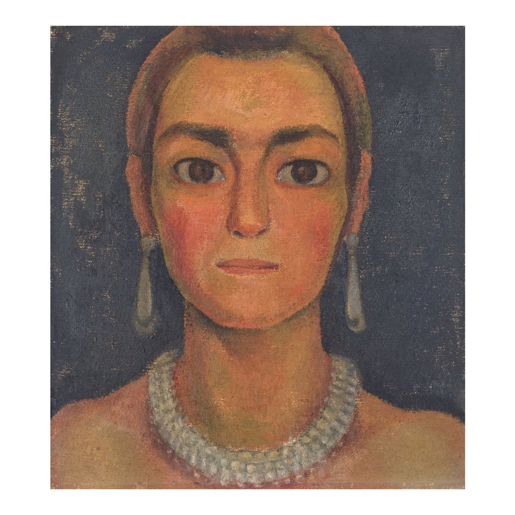 Portrait of Lucretia Van Horn by Diego Rivera sold for $305,300. Image courtesy of Bonhams