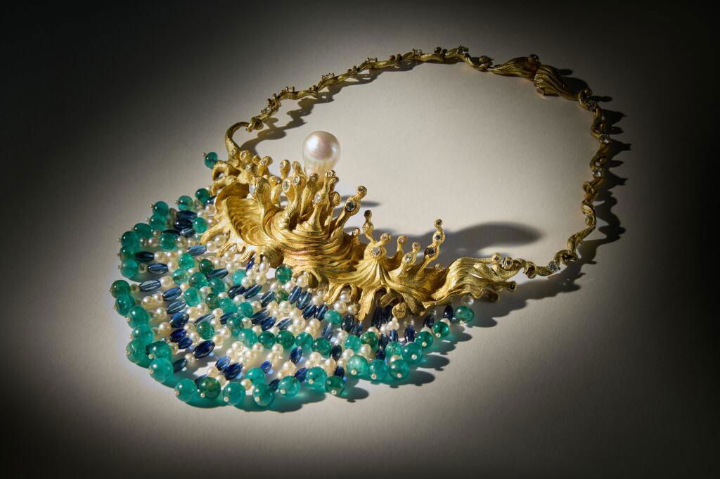 Swirling Sea Necklace. Image courtesy of Sotheby's