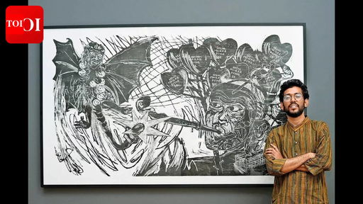 Arpan Sadhukhan's exhibition 'Death Is Nothing But Love' explores consumer culture & identity in Hyderabad