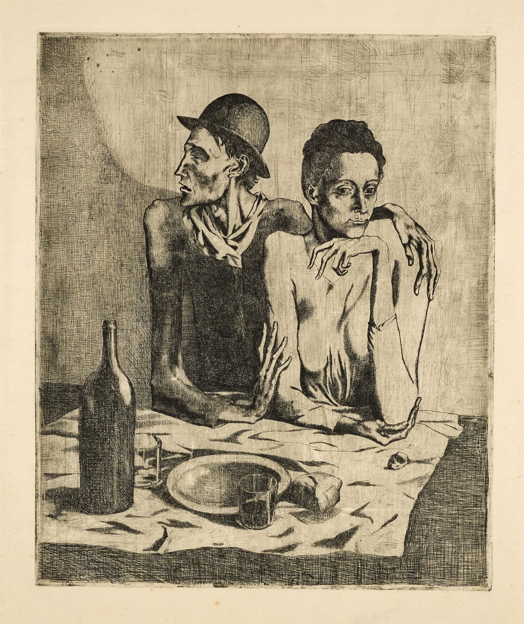 La Suite des Saltimbanques by Pablo Picasso sold for $256,900. Image courtesy of Sotheby's
