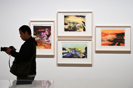 Exhibition of Franco-Chinese print master Zao Wou-Ki opens in Hong Kong