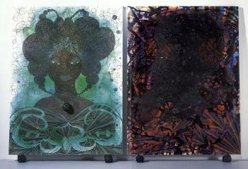 X plus Y equals O (2000). Sold for $210,000 in 2001. Image courtesy of Christie's
