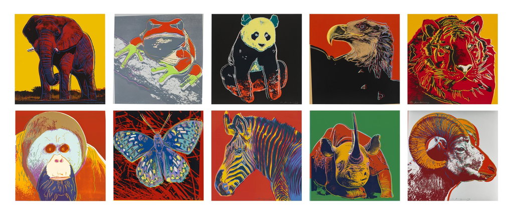 Endangered Species by Andy Warhol estimated at $3m (low) to $5m (high). Image courtesy of Christie's