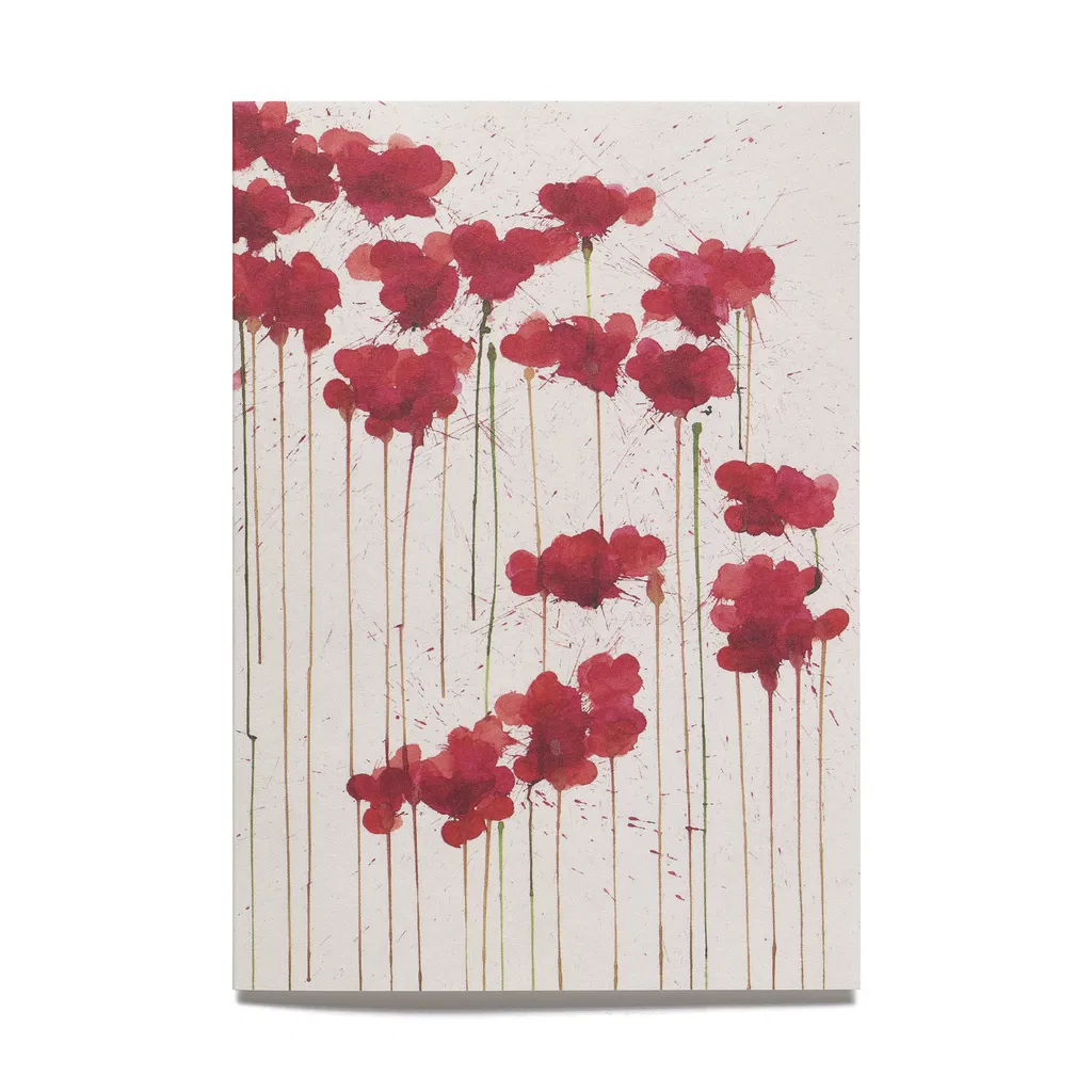 Brian Clarke A6 Greeting Cards - Red (Pack of 6) image #2