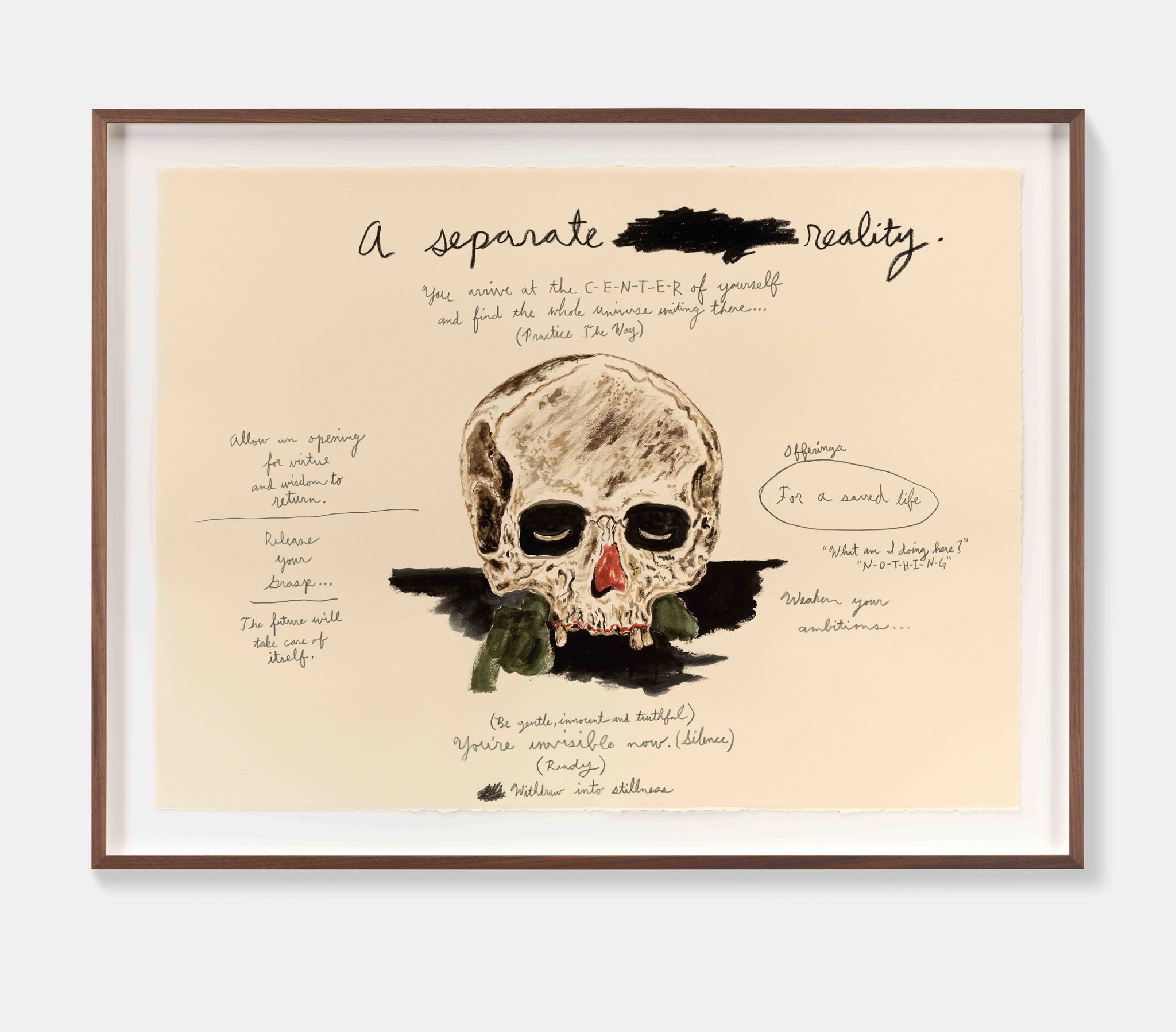 A separate reality. 1 main image