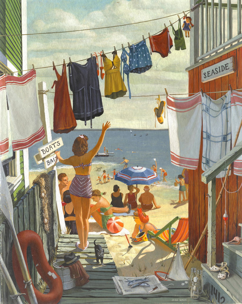 Weekend at Woodmont by Jean Wade sold for $19,100 (3710% above estimate). Image courtesy of Christie's