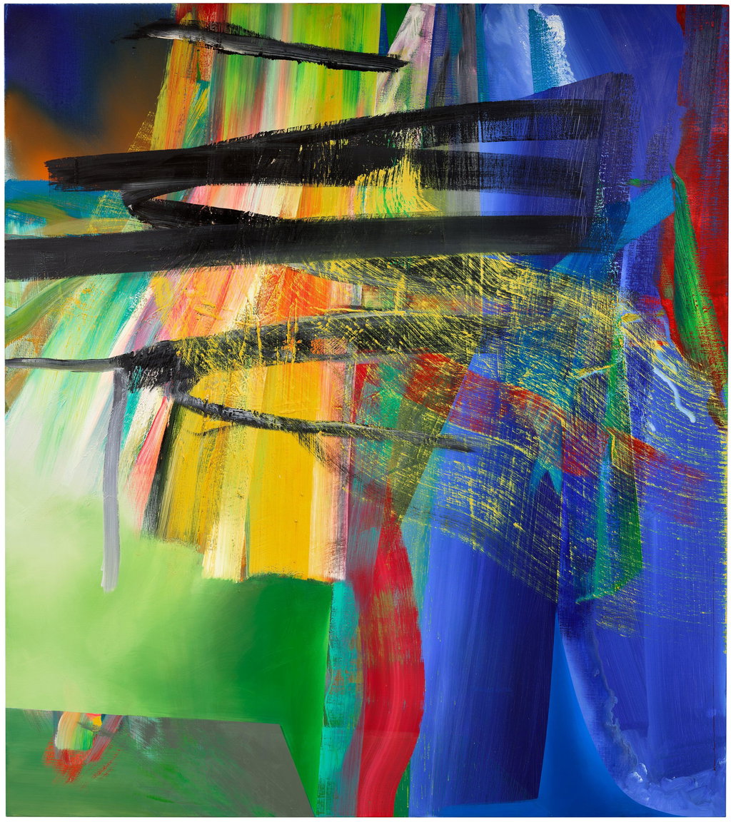 Besen by Gerhard Richter estimated at $6.5m (low) to $8.5m (high). Image courtesy of Phillips