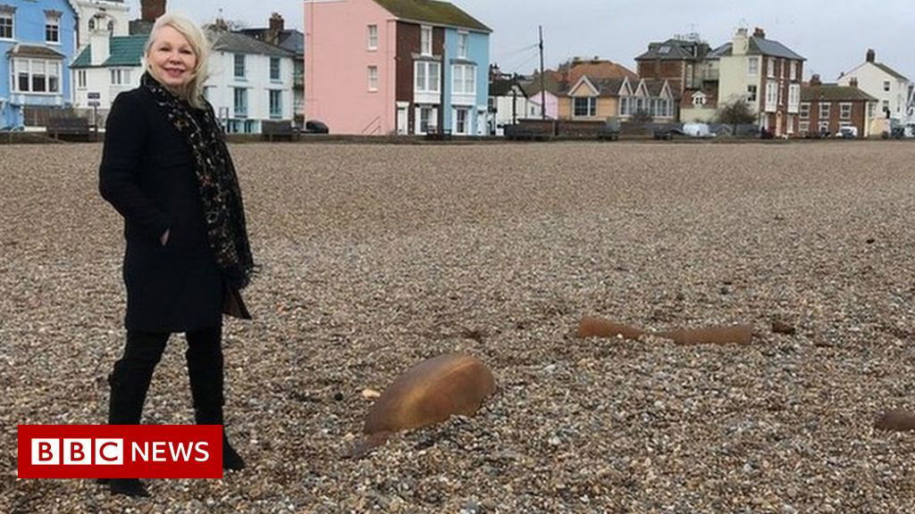 Gallery owner sells Antony Gormley bollards she buried on a beach