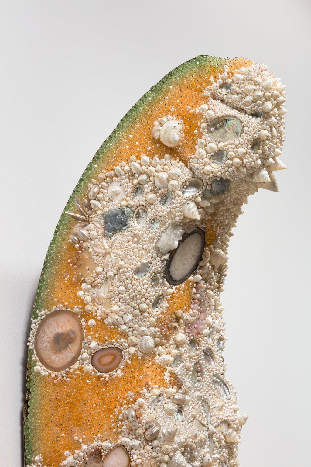 Kathleen Ryan, Bad Melon (Fantasy), 2026 (detail). Photo: Lance Brewer. Courtesy Gagosian.