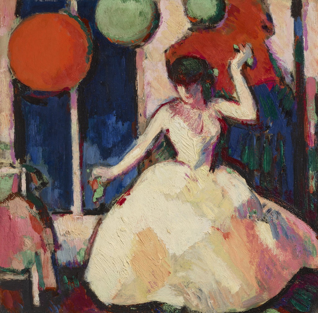 St Jacques Studio by John Duncan Fergusson estimated at $132,100 (low) to $198,100 (high). Image courtesy of Christie's