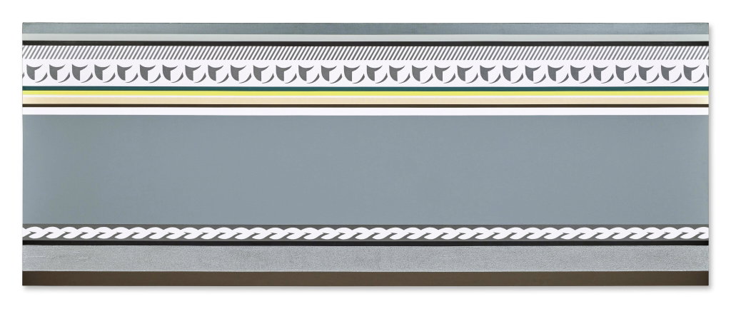Entablature by Roy Lichtenstein estimated at $700,000 (low) to $1m (high). Image courtesy of Sotheby's