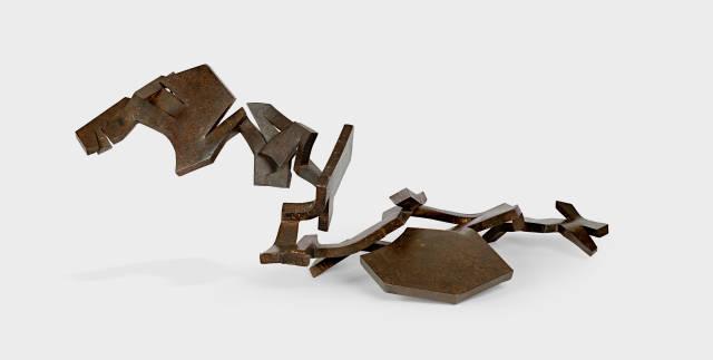 Eduardo Chillida, Ikaraundi (1957) sold for $5.69m. Image courtesy of Galerie Kornfeld