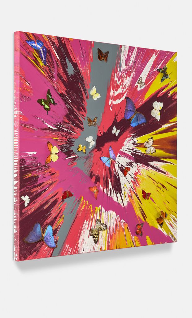 Beautiful Another Drink of French Red Wine Painting (with Butterflies) 2