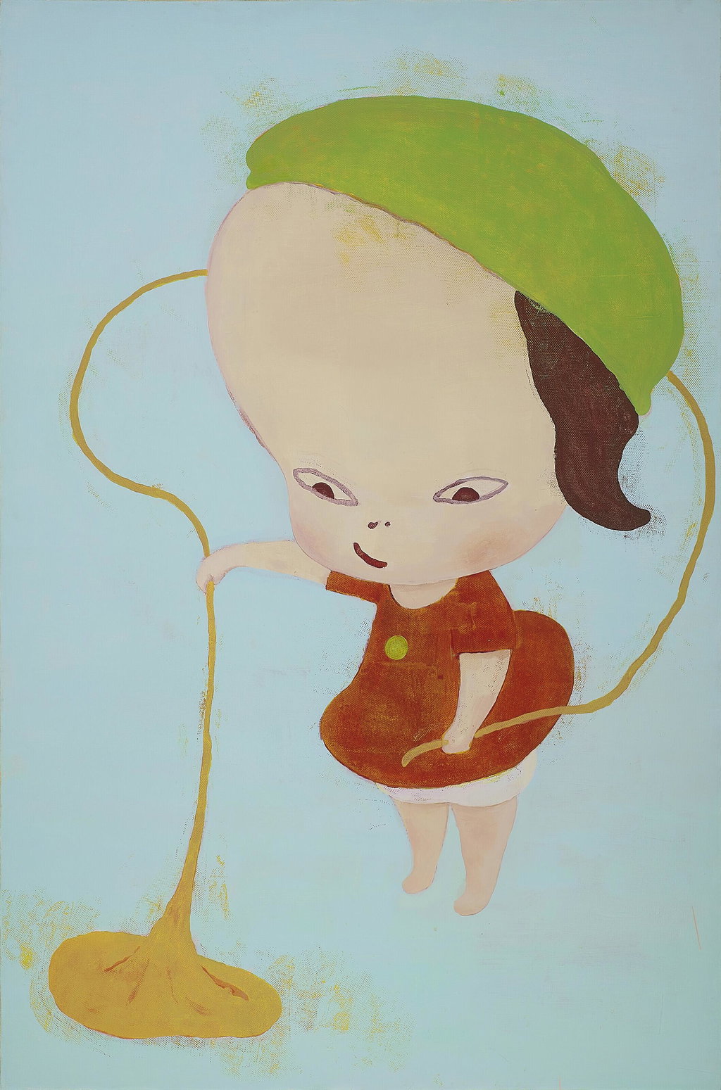 Mine Detector by Yoshitomo Nara sold for $3.08m.
Image courtesy of Christie's