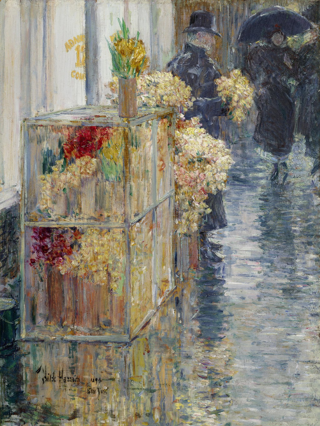 The Flower Seller by Childe Hassam sold for $2.15m.
Image courtesy of Christie's