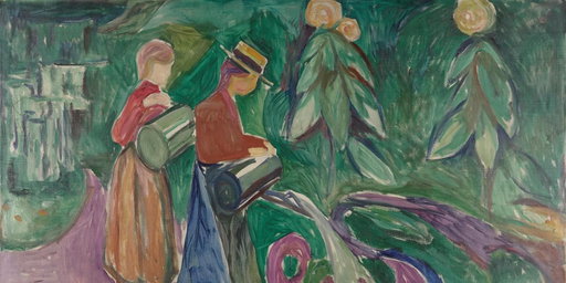 Stained by Nicotine and Cocoa Powder, These Edvard Munch Paintings Hung in a Chocolate Factory Cafeteria for a Century. Now, They’re Going on Public Display for the First Time