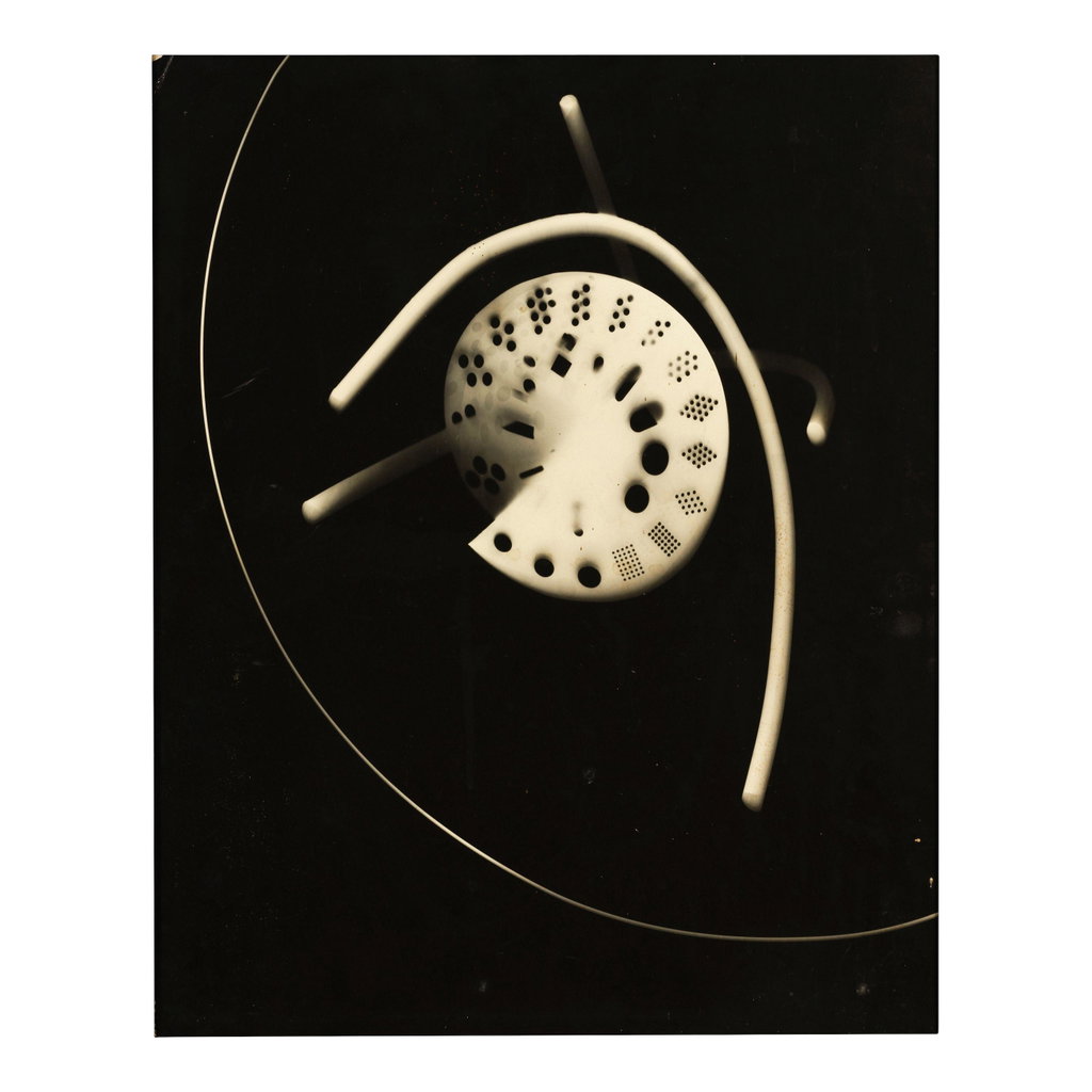 Untitled (Photogram) by Laszlo Moholy-Nagy sold for $51,200. Image courtesy of Bonhams