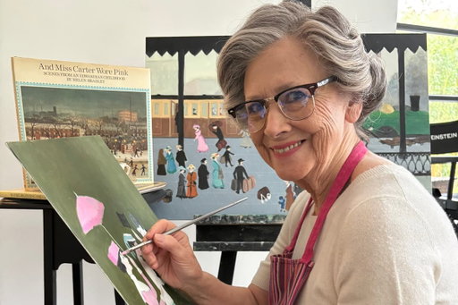The Scottish actor recreating paintings by female artists live on stage
