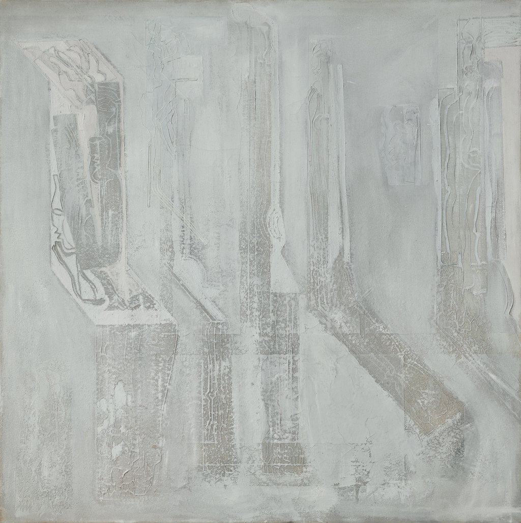 Untitled (White Wall) by Mohan Samant sold for $152,400. Image courtesy of Christie's